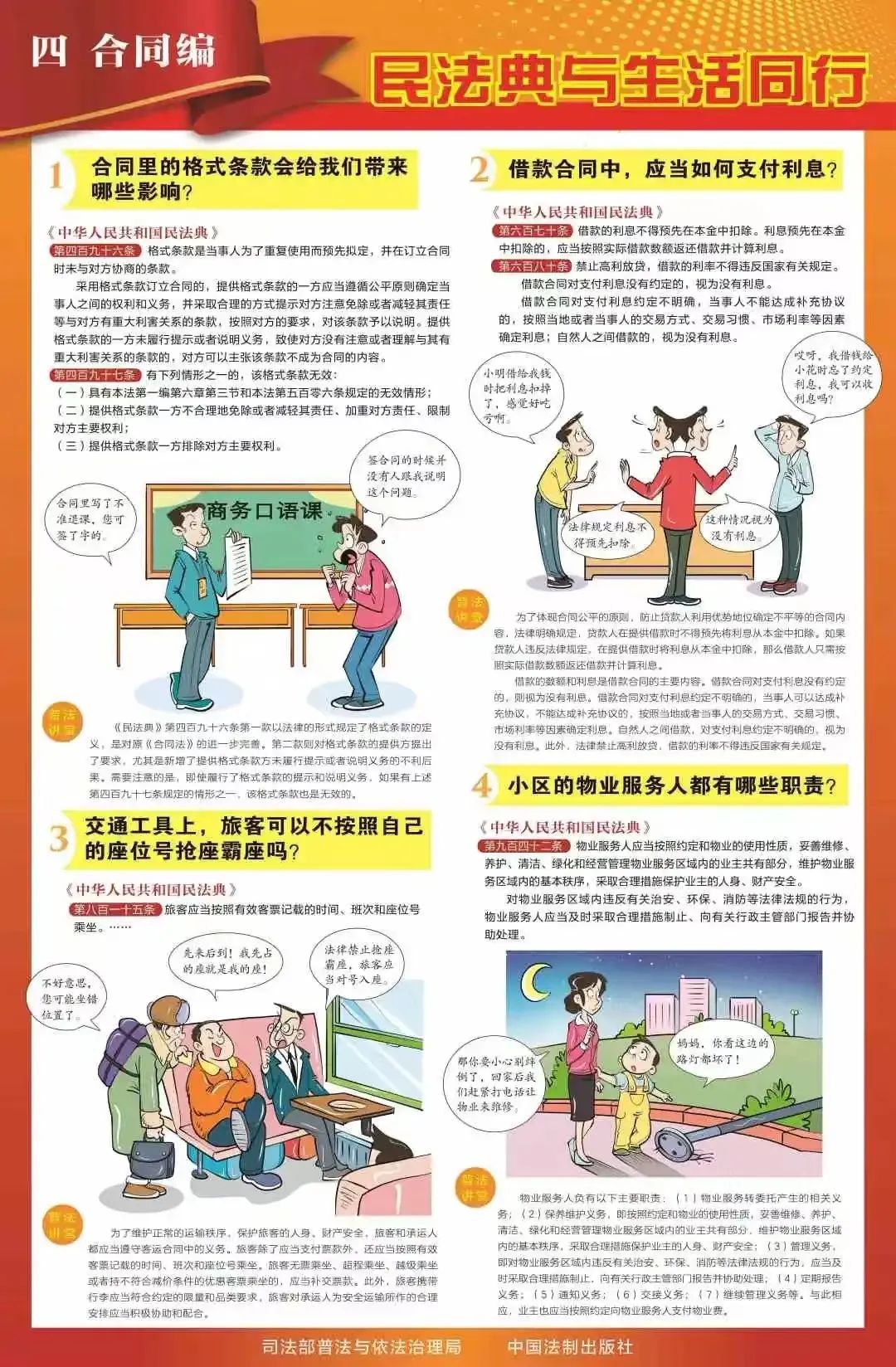 民法典学习宣传丨九张挂图带您速览民法典(图5)